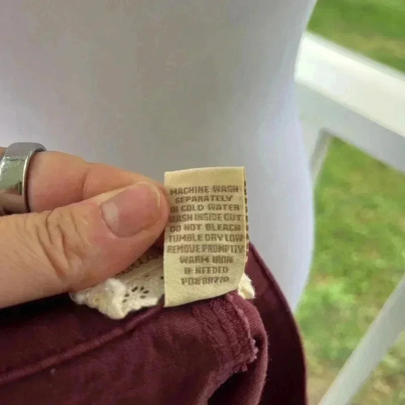 Altar’d State buttons down front pocket mini skirt large - Picture 4 of 6